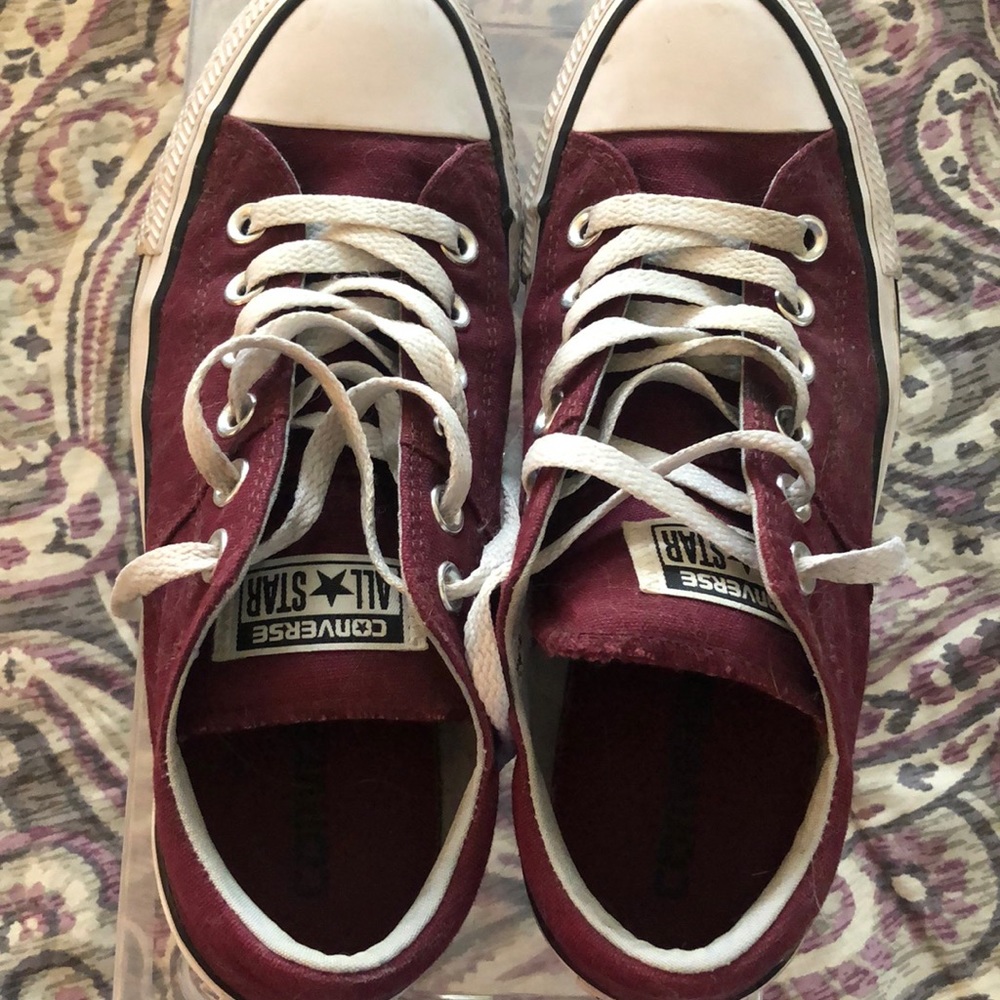 Maroon Converse